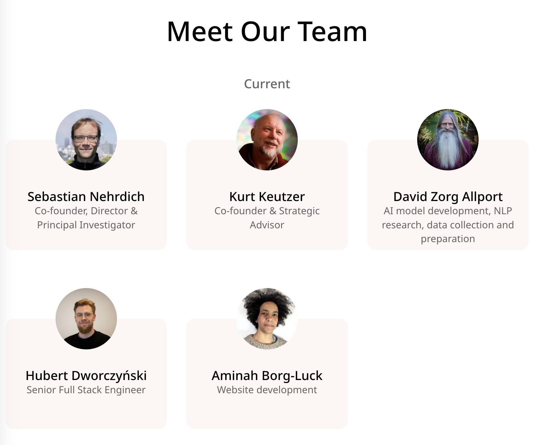 Meet our team